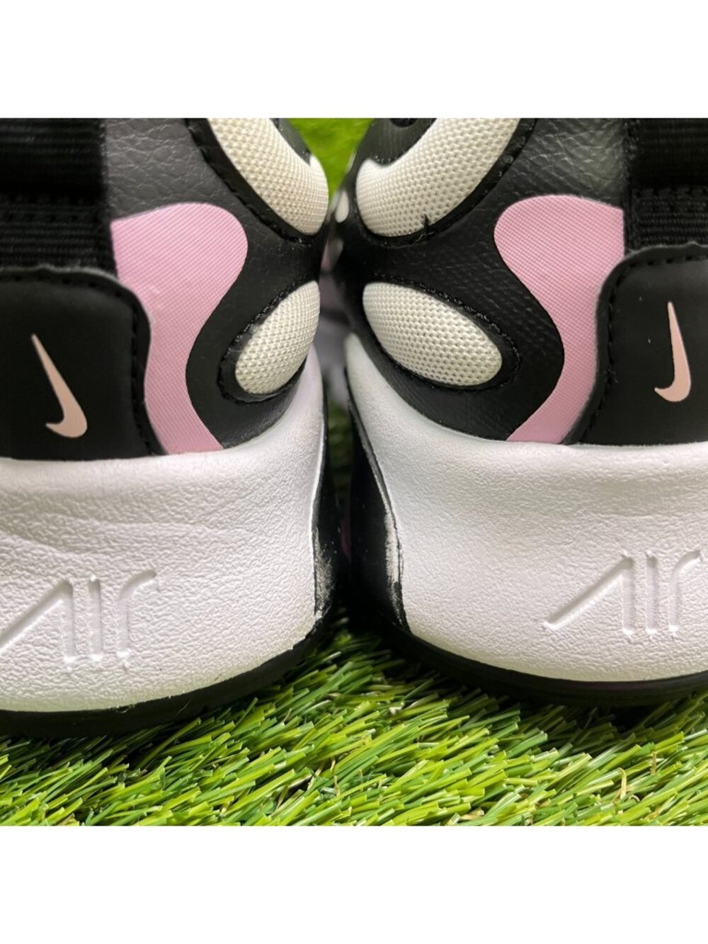 Nike Air Max Exosense Girls Size 6.5Y Black Pink Running Athletic Shoes Sneakers